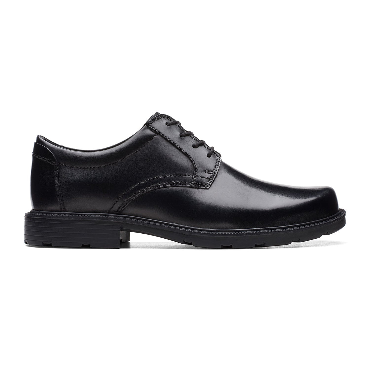 Mens - Kerton Lace Black Leather