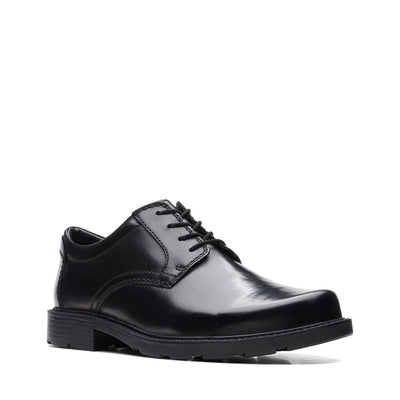 Mens - Kerton Lace Black Leather