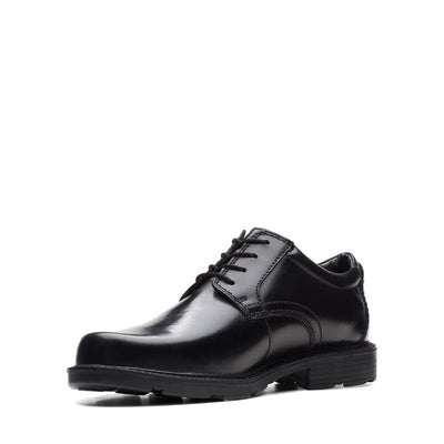 Mens - Kerton Lace Black Leather