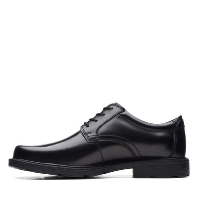 Mens - Kerton Lace Black Leather