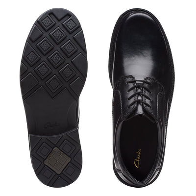 Mens - Kerton Lace Black Leather