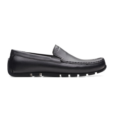 Oswick Plain Black Leather