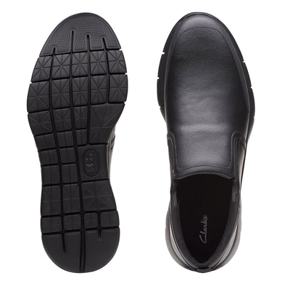 Mens - LT Slip Black Leather