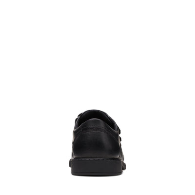 Boys - Scala Pace Older Black Leather