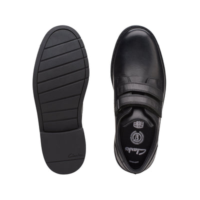 Boys - Scala Pace Older Black Leather