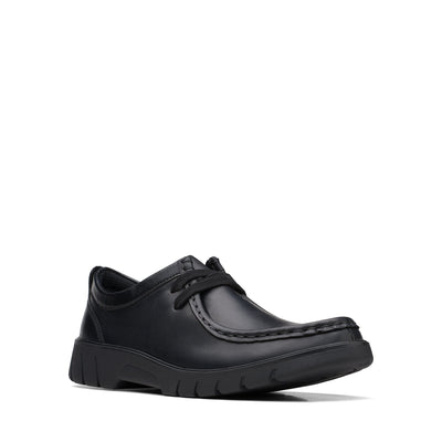 Boys - Branch Low Youth Black Leather