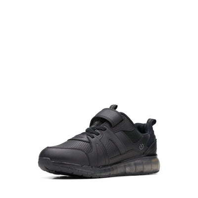 Boys - Spark Beam Older Black Leather