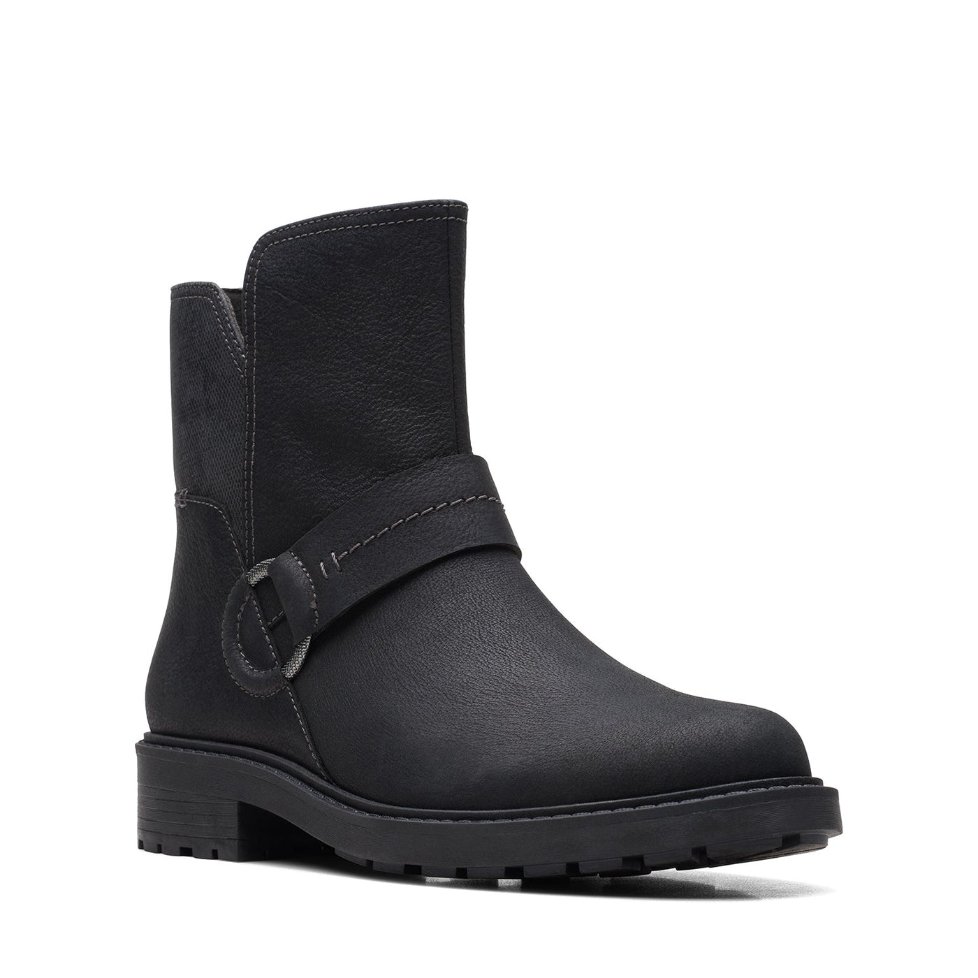 Womens - Opal Rose Black Leather