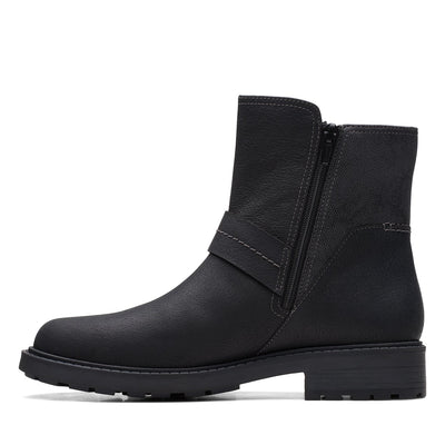 Womens - Opal Rose Black Leather