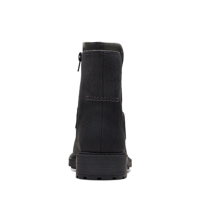 Womens - Opal Rose Black Leather