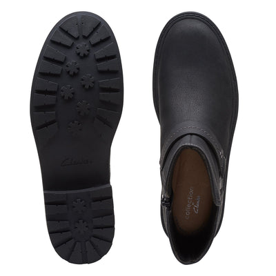 Womens - Opal Rose Black Leather