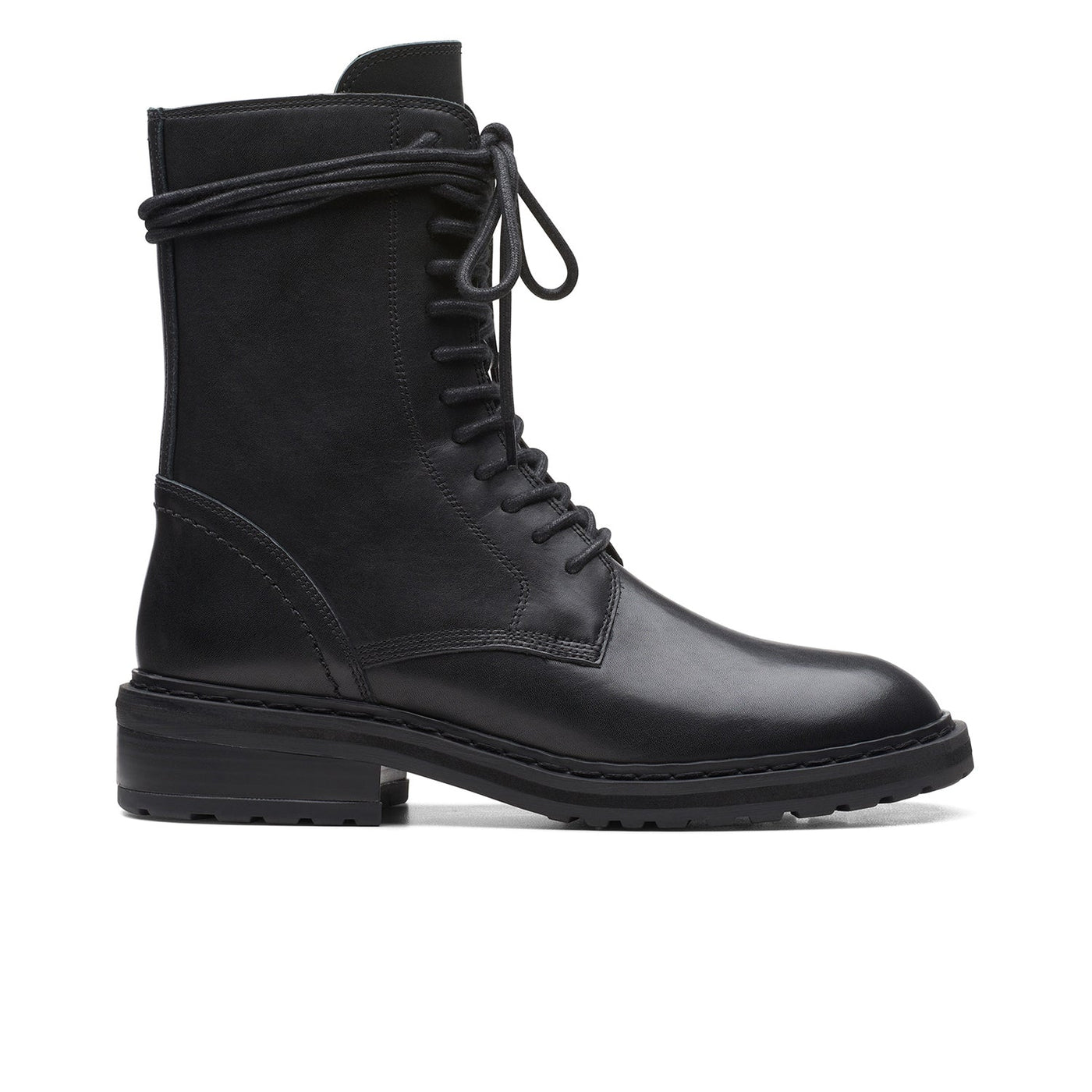 Tilham Lace Black Leather