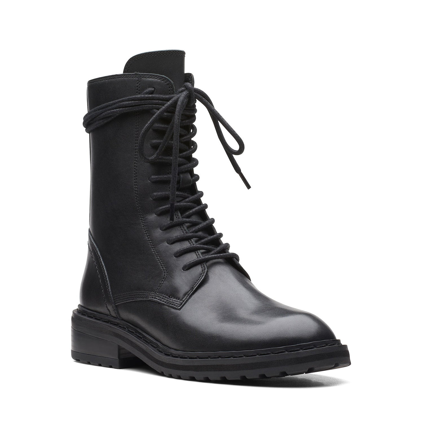 Womens - Tilham Lace Black Leather