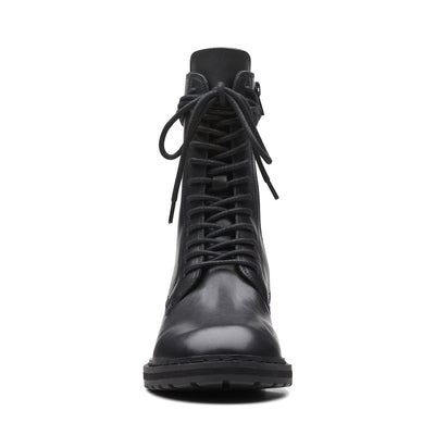 Womens - Tilham Lace Black Leather
