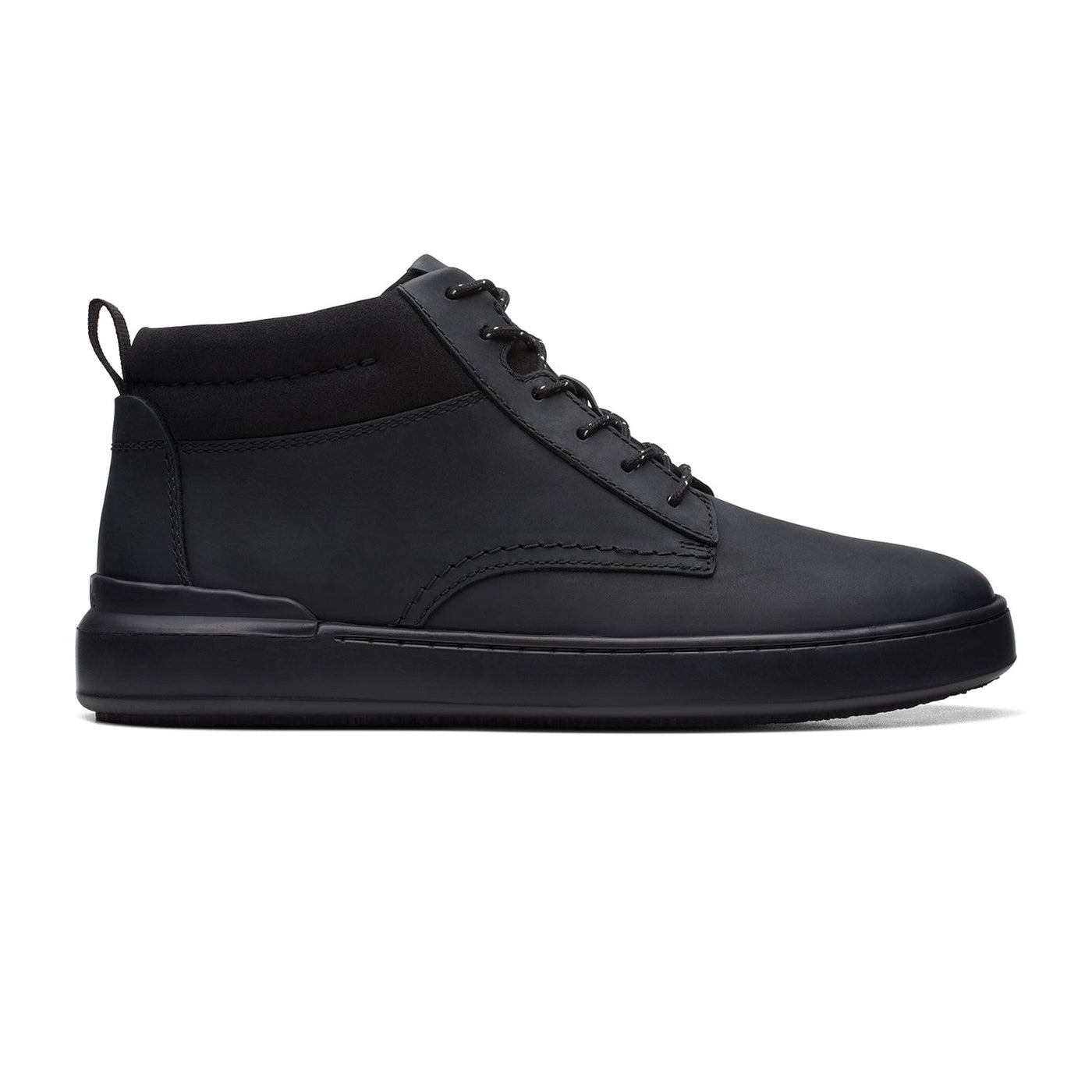 CourtLite Mid Black Leather