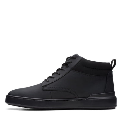 Mens - CourtLite Mid Black Leather