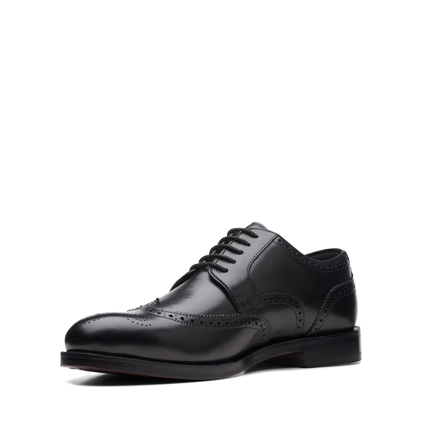 Mens - Craftdean Wing Black Leather