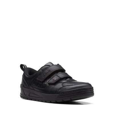 Boys - Palmer Mist Older Black Leather