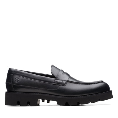 Badell Slip Black Leather