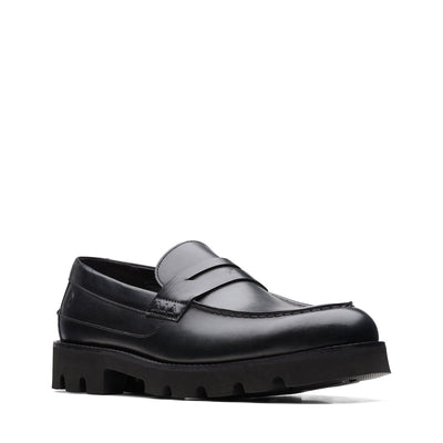 Mens - Badell Slip Black Leather