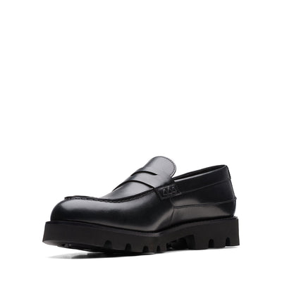Mens - Badell Slip Black Leather