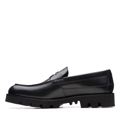Mens - Badell Slip Black Leather