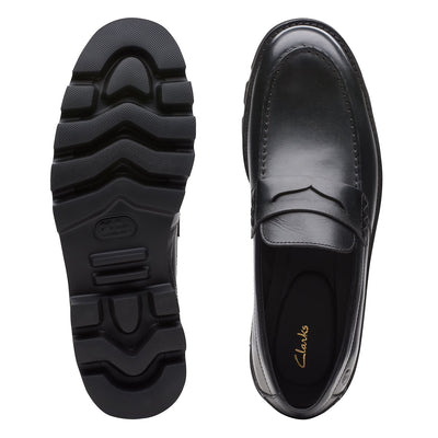 Mens - Badell Slip Black Leather