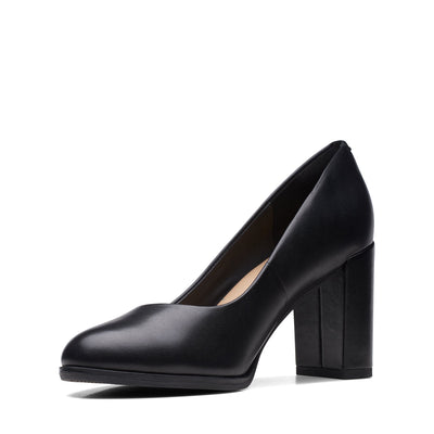 Womens - Freva85 Court Black Leather