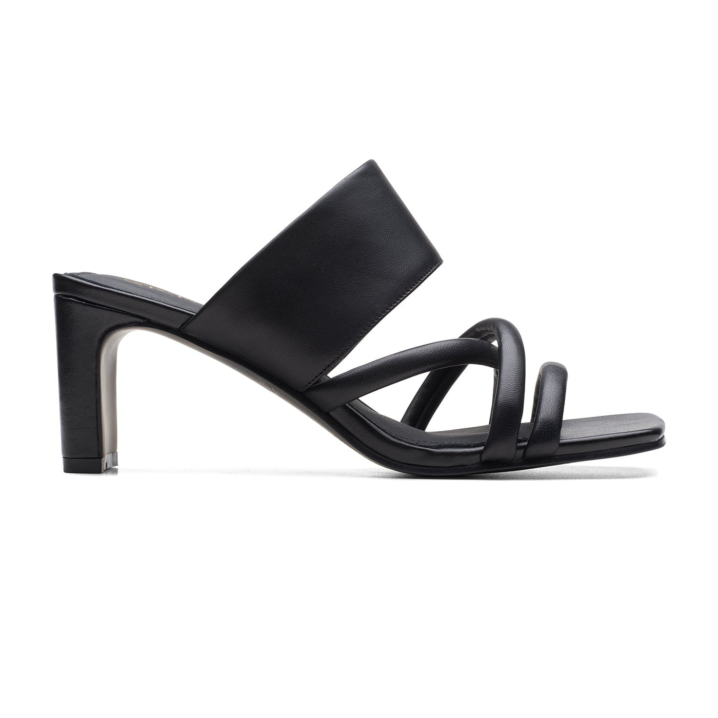 Seren65 Mule Black Leather