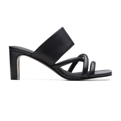 Seren65 Mule Black Leather