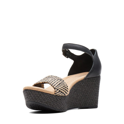 Womens - Rose Ease Black Leather
