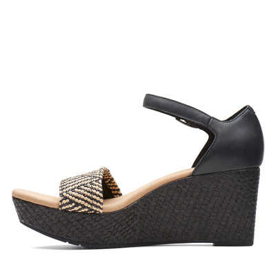 Womens - Rose Ease Black Leather