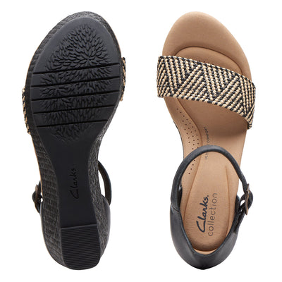 Womens - Rose Ease Black Leather