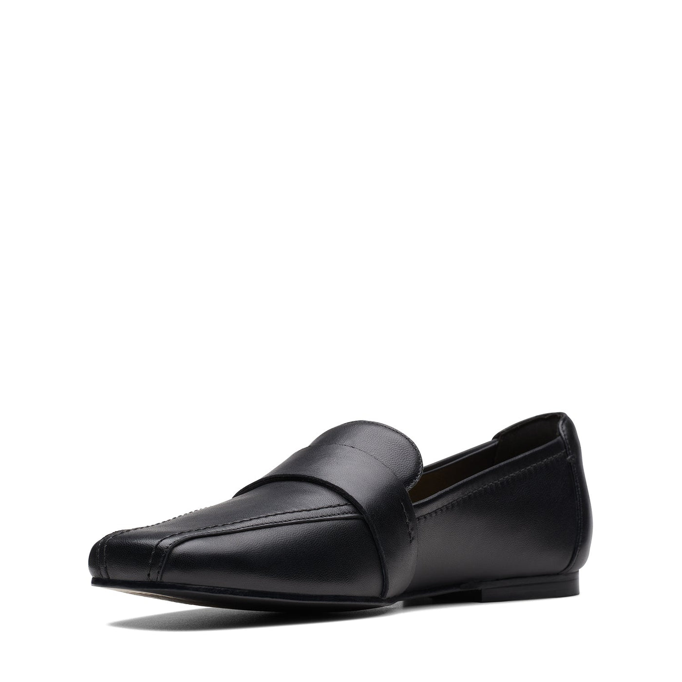 Womens - Seren Flat Black Leather