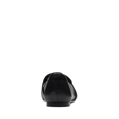 Womens - Seren Flat Black Leather