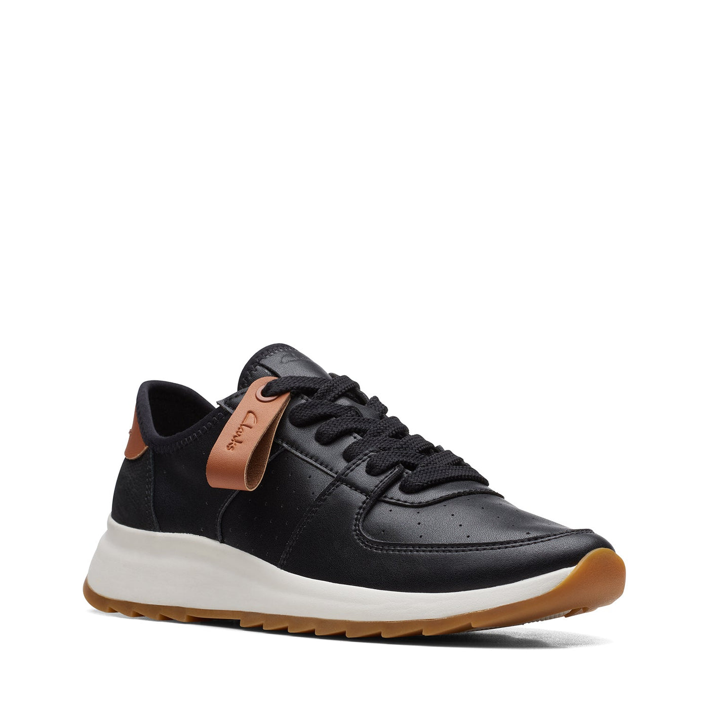 Womens - DashLite Run Black Leather