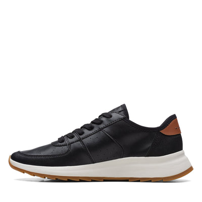 Womens - DashLite Run Black Leather