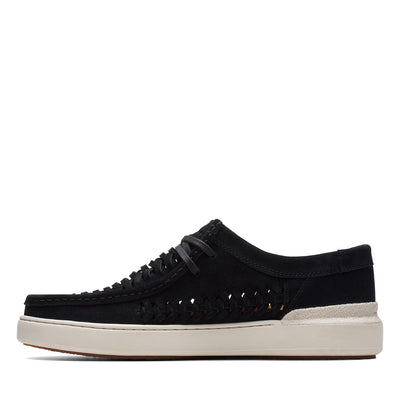 MENS - COURTLITEWEAVE BLACK WEAVE SHOES