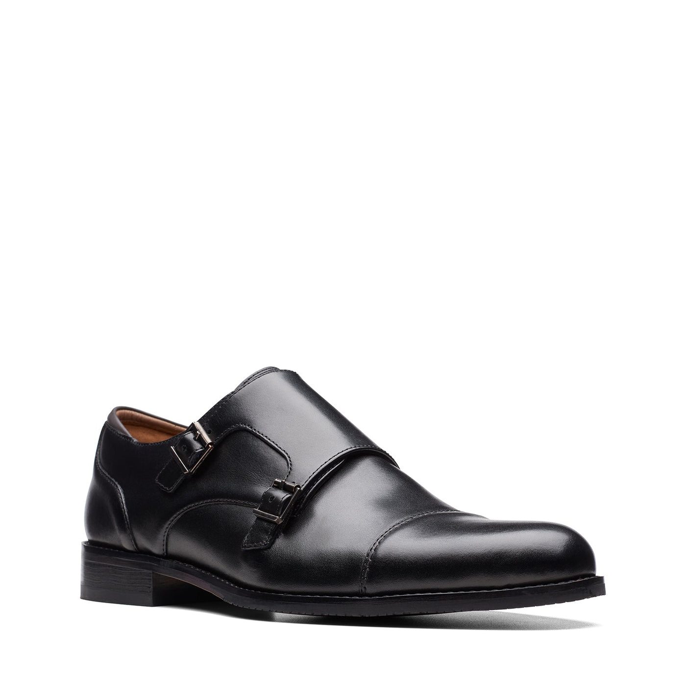 Mens - CraftArlo Monk Black Leather