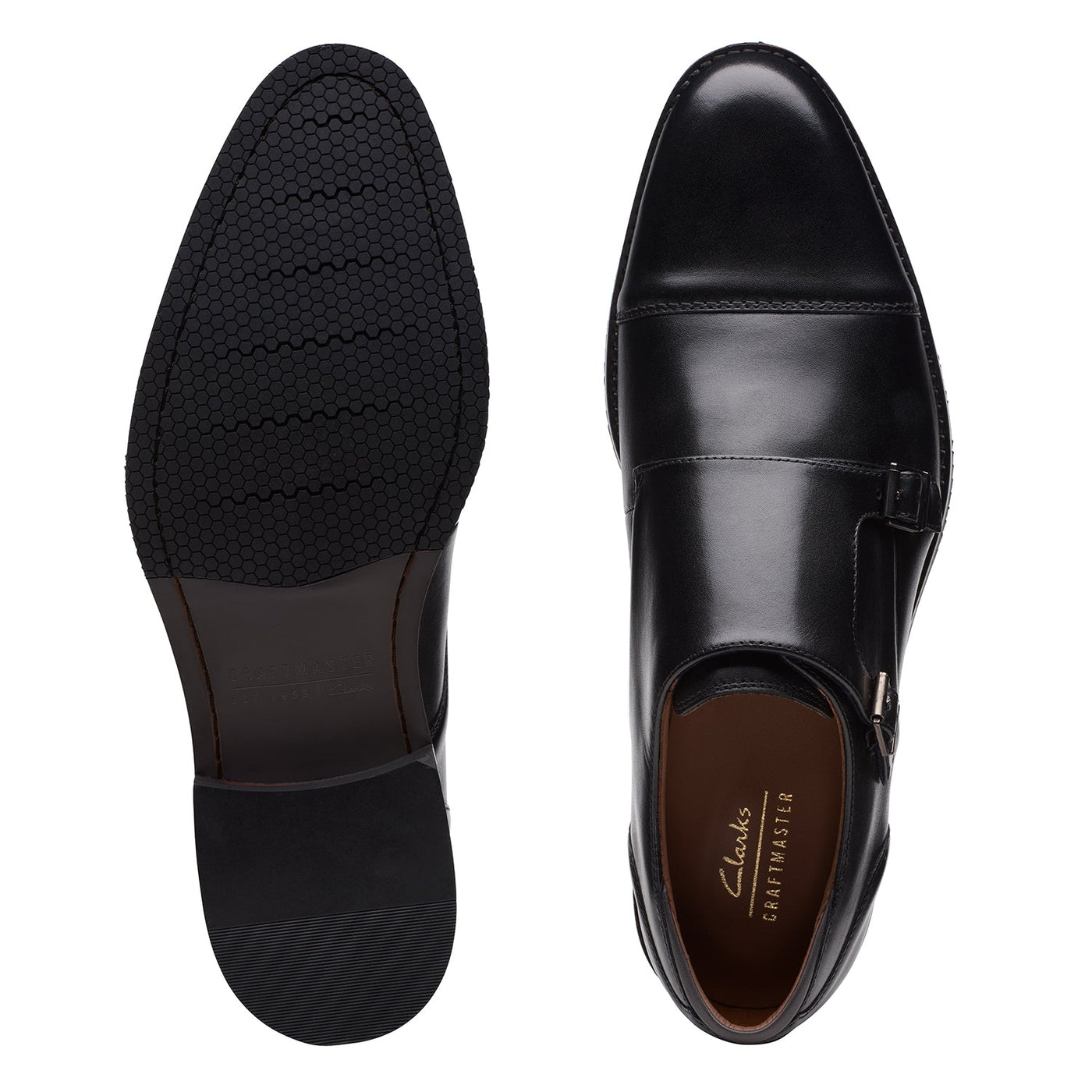 Mens - CraftArlo Monk Black Leather