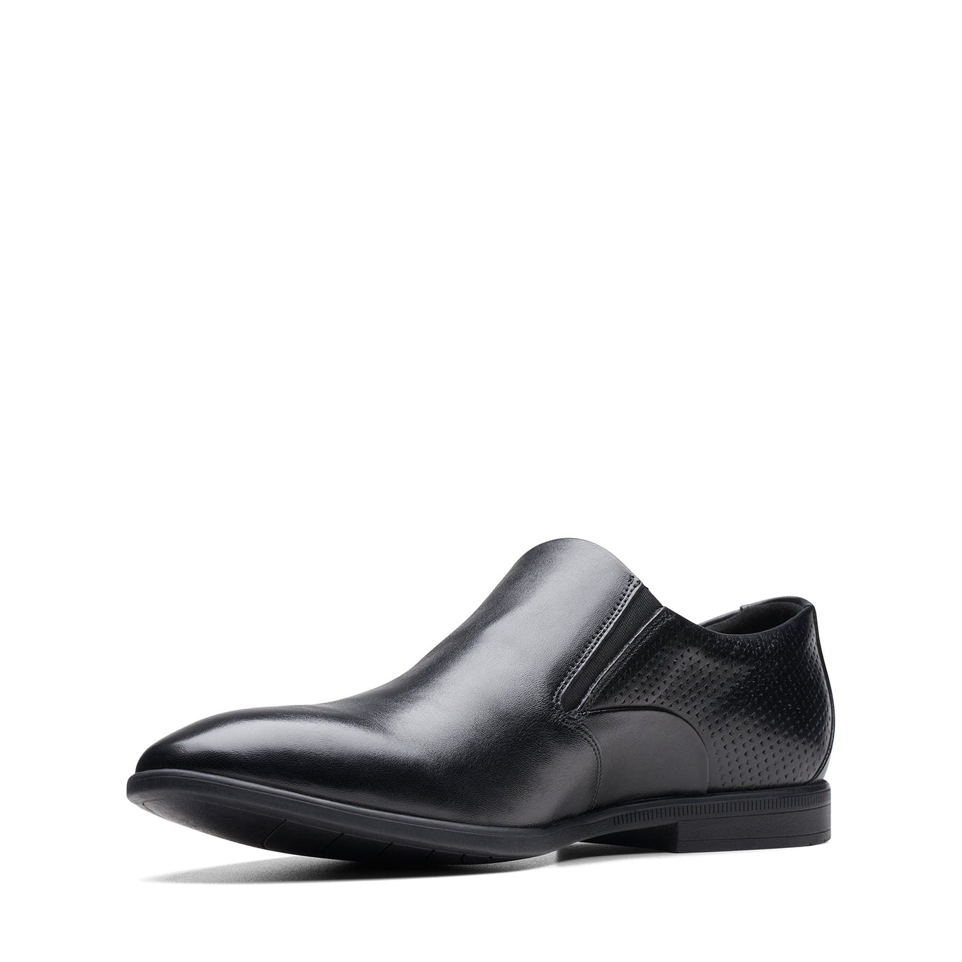 Mens - Boswyn Slip Black Leather