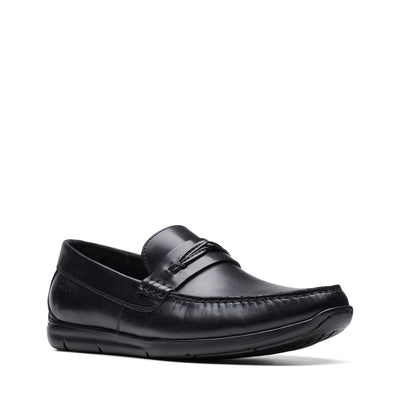Mens - Karlock Trim Black Leather