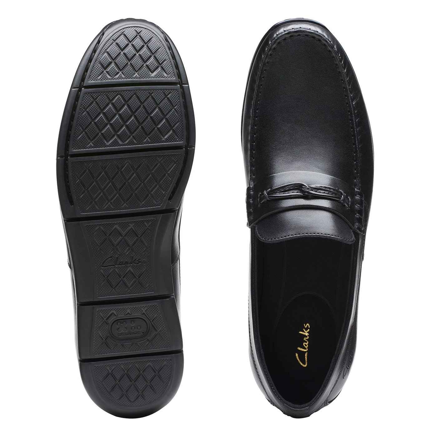 Mens - Karlock Trim Black Leather