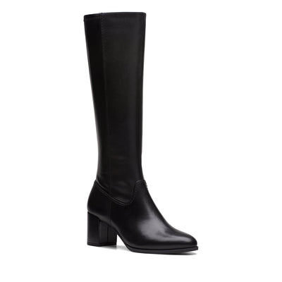 Womens - Freva 55 Long Black Leather