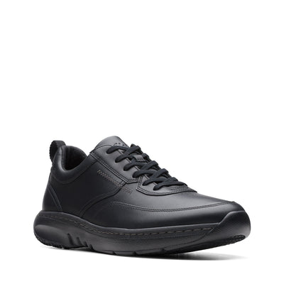 Mens - Clarks Pro Lace Black Leather