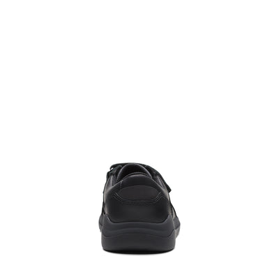 Boys - Daze Step Kid Black Leather