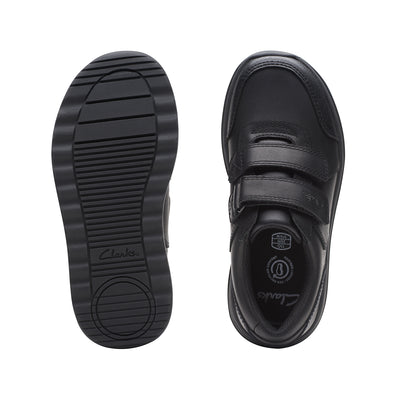 Boys - Daze Step Kid Black Leather