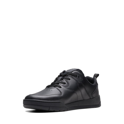 Boys - Kick Step Youth Black Leather