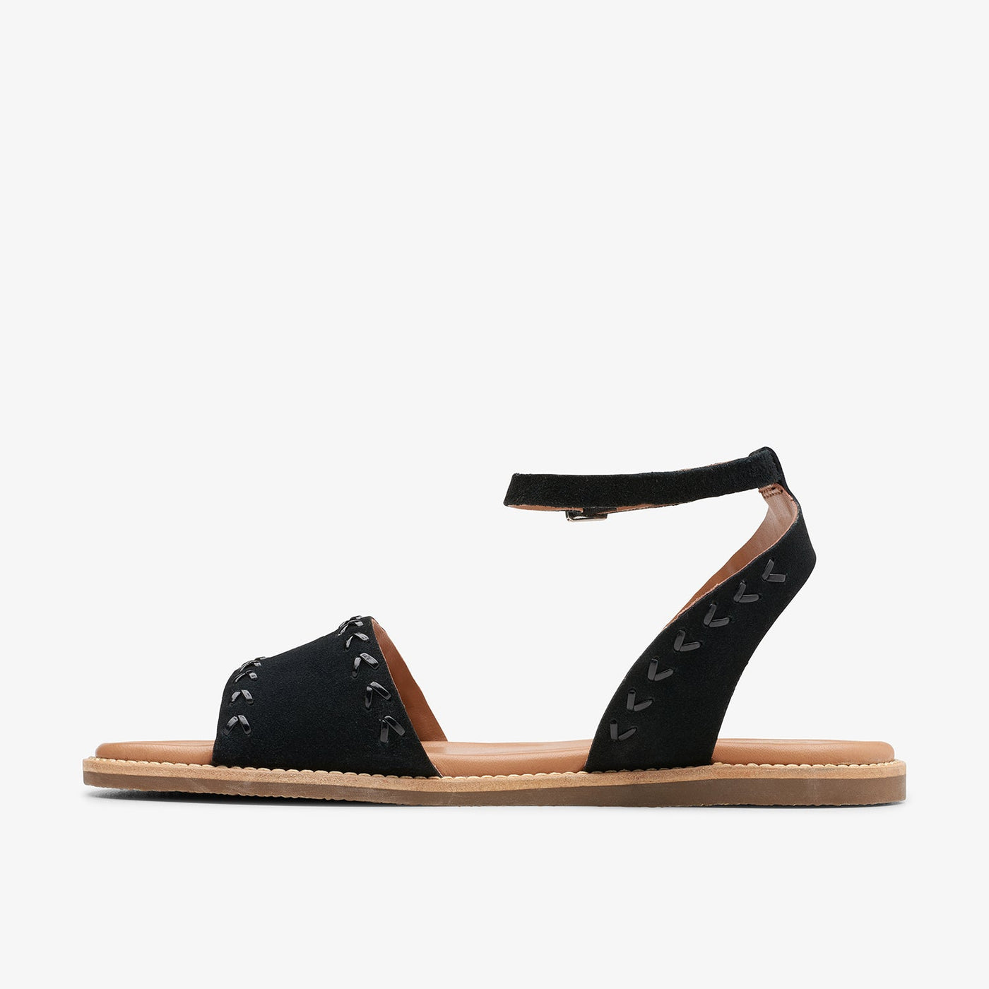Womens - Maritime May Black Suede