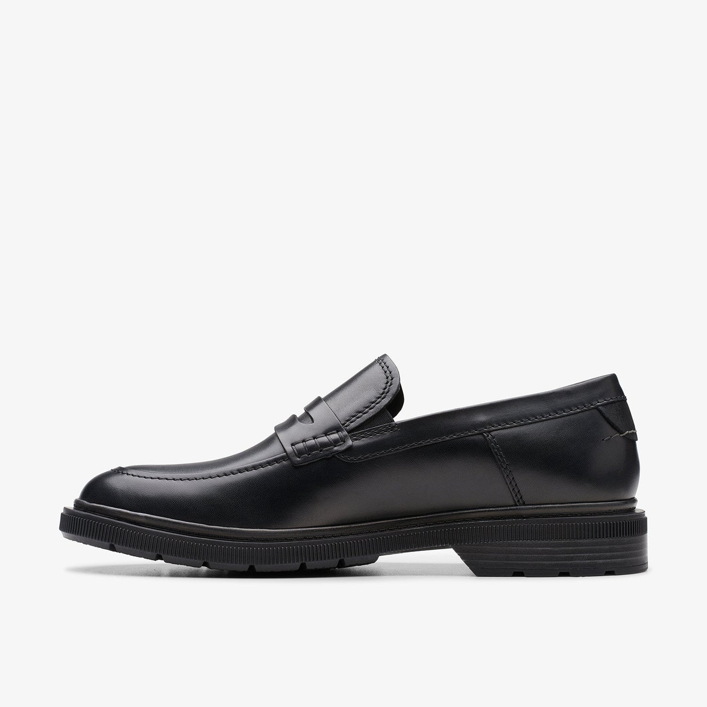 Mens - Burchill Penny Black Leather